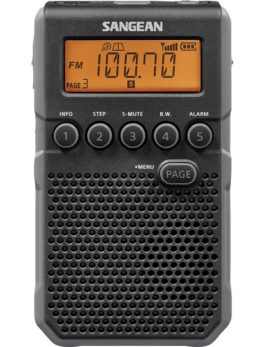 Sangean DT-800BK AM/FM/NOAA Weather Alert Pocket Radio (Black)