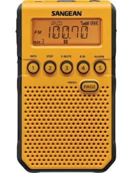 Sangean DT-800YL AM/FM/NOAA Weather Alert Pocket Radio (Yellow)