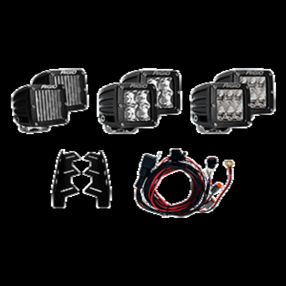 RIGID Industries 2017-2018 Ford Raptor Triple Fog Light Kit