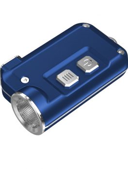 NITECORE TINI 380 Lumen USB RCHRGBL LED Keychain Light Blue