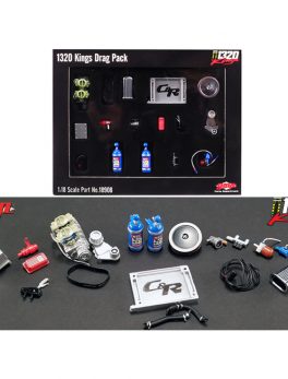 Accessory Pack 19 pieces for 1969 Chevrolet Camaro 1320 Drag Kings 1/18 Diecast Replica by GMP 18908