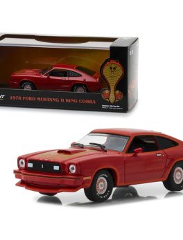 1978 Ford Mustang Cobra II Red 1/43 Diecast Model Car by Greenlight 86321