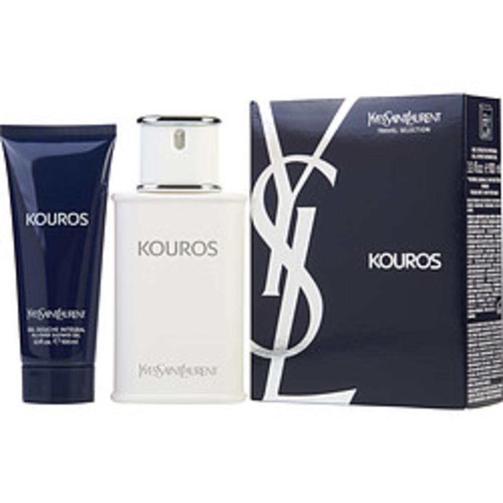 Kouros Edt Spray 3.3 Oz and Free Shower Gel 3.3 Oz (travel Offer) For Men