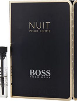 Boss Nuit Pour Femme Eau De Parfum Vial On Card For Women