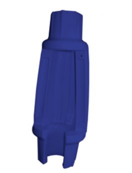 Dock Edge Torpedo Pipe Bumper - 18" - Royal Blue