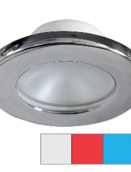 i2Systems Apeiron A3120 Screw Mount Light - Red, Cool White and Blue - Chrome Finish