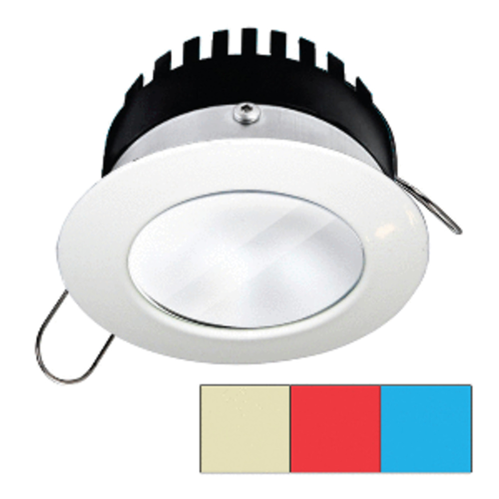 i2Systems Apeiron Pro A503 - 3W - Round - Warm White, Red and amp; Blue - White Finish