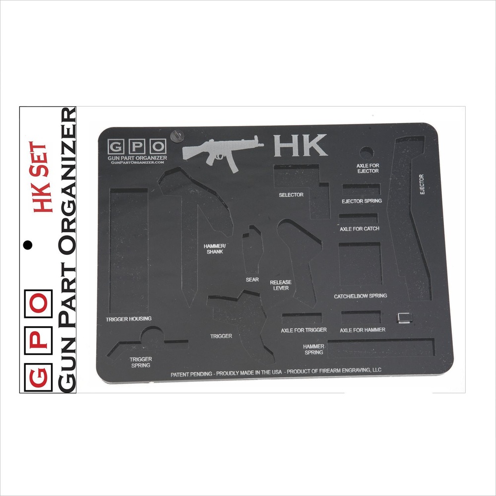 HK Gun Part Organizer Black