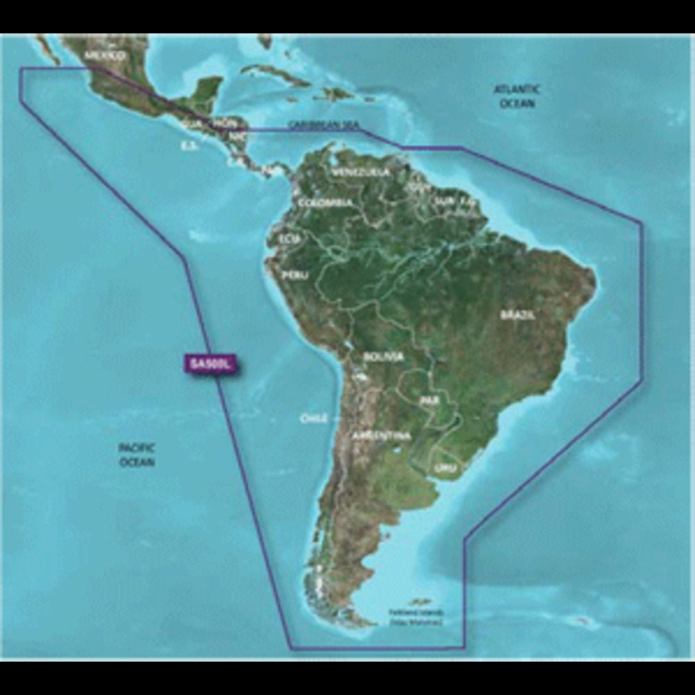 Garmin BlueChart g2 HD - HXSA600X - South America - microSD/SD