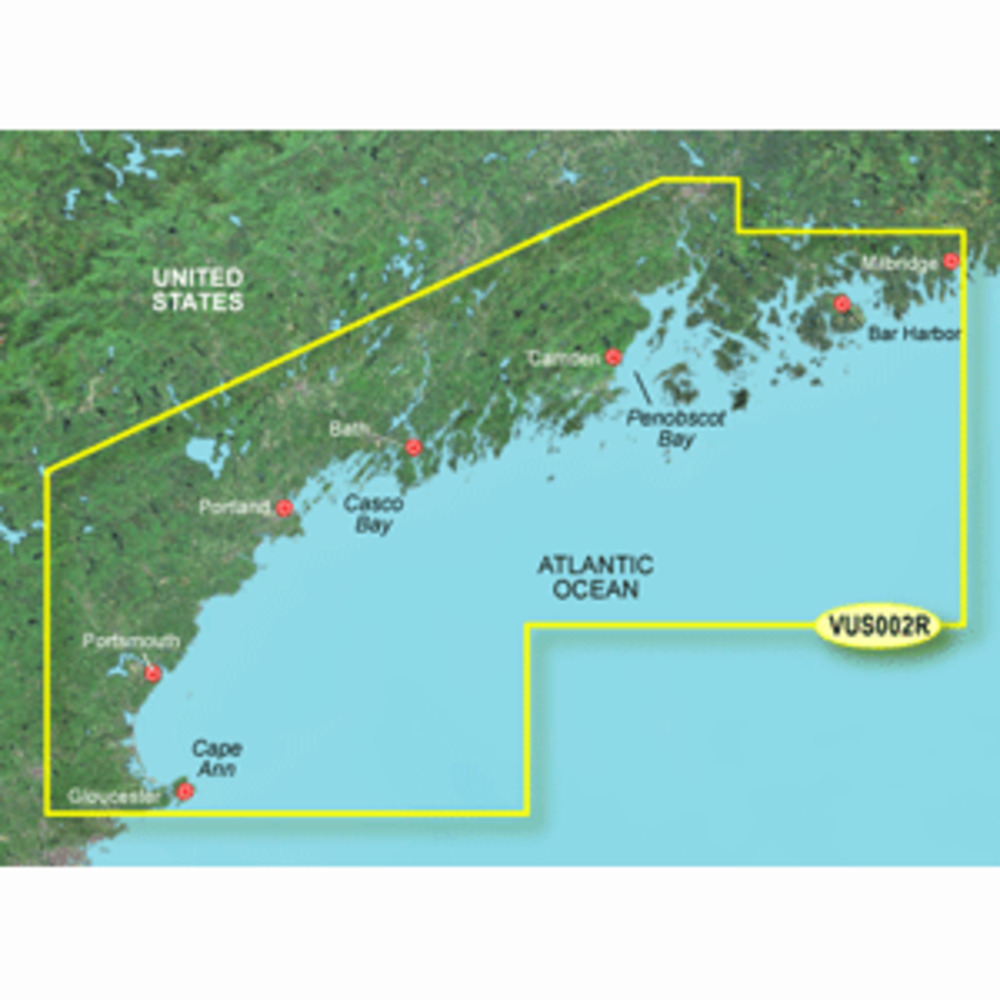 Garmin BlueChart g3 Vision HD - VUS002R - South Maine - microSD/SD
