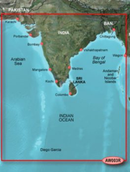 Garmin BlueChart g2 HD - HXAW003R - Indian Subcontinent - microSD/SD