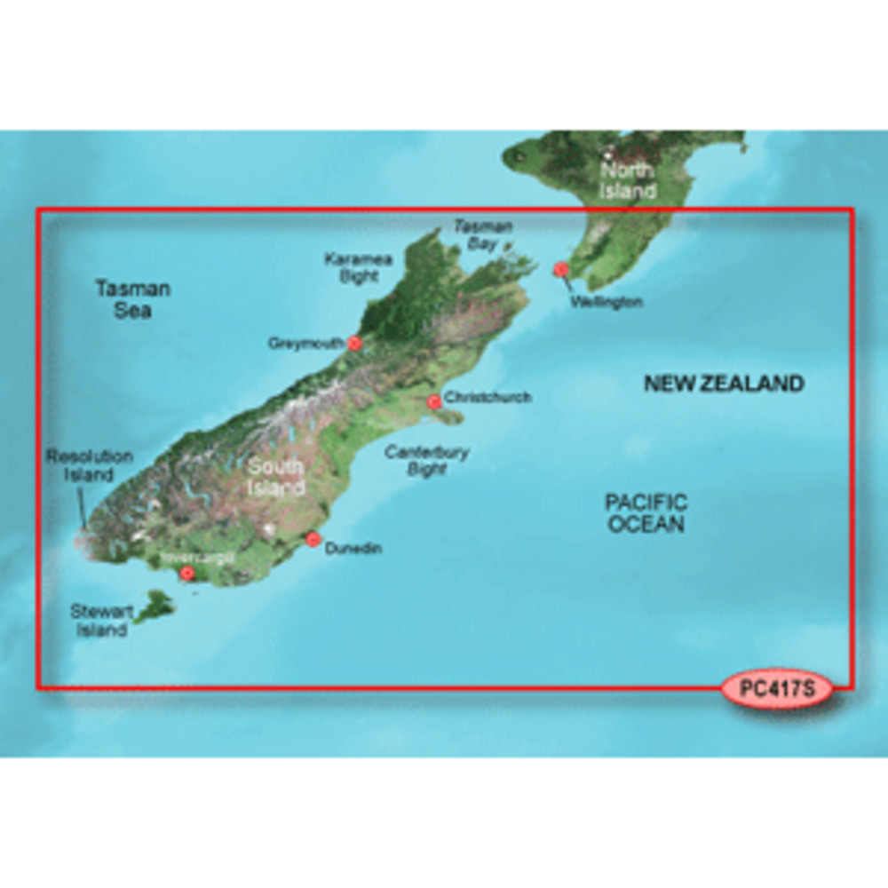 Garmin BlueChart g2 HD - HXPC417S - New Zealand South - microSD/SD
