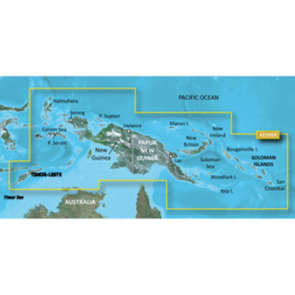 Garmin BlueChart g2 HD - HXAE006R - Timor Leste/New Guinea - microSD/SD