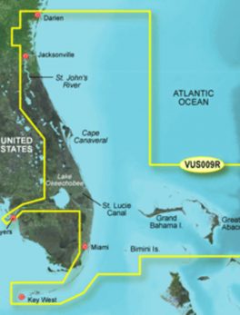 Garmin BlueChart g3 Vision HD - VUS009R - Jacksonville - Key West - microSD/SD