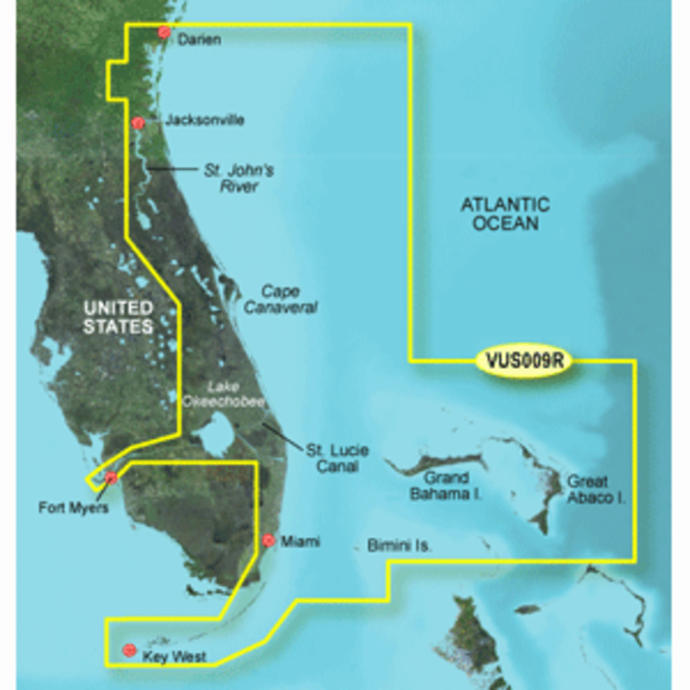 Garmin BlueChart g3 Vision HD - VUS009R - Jacksonville - Key West - microSD/SD