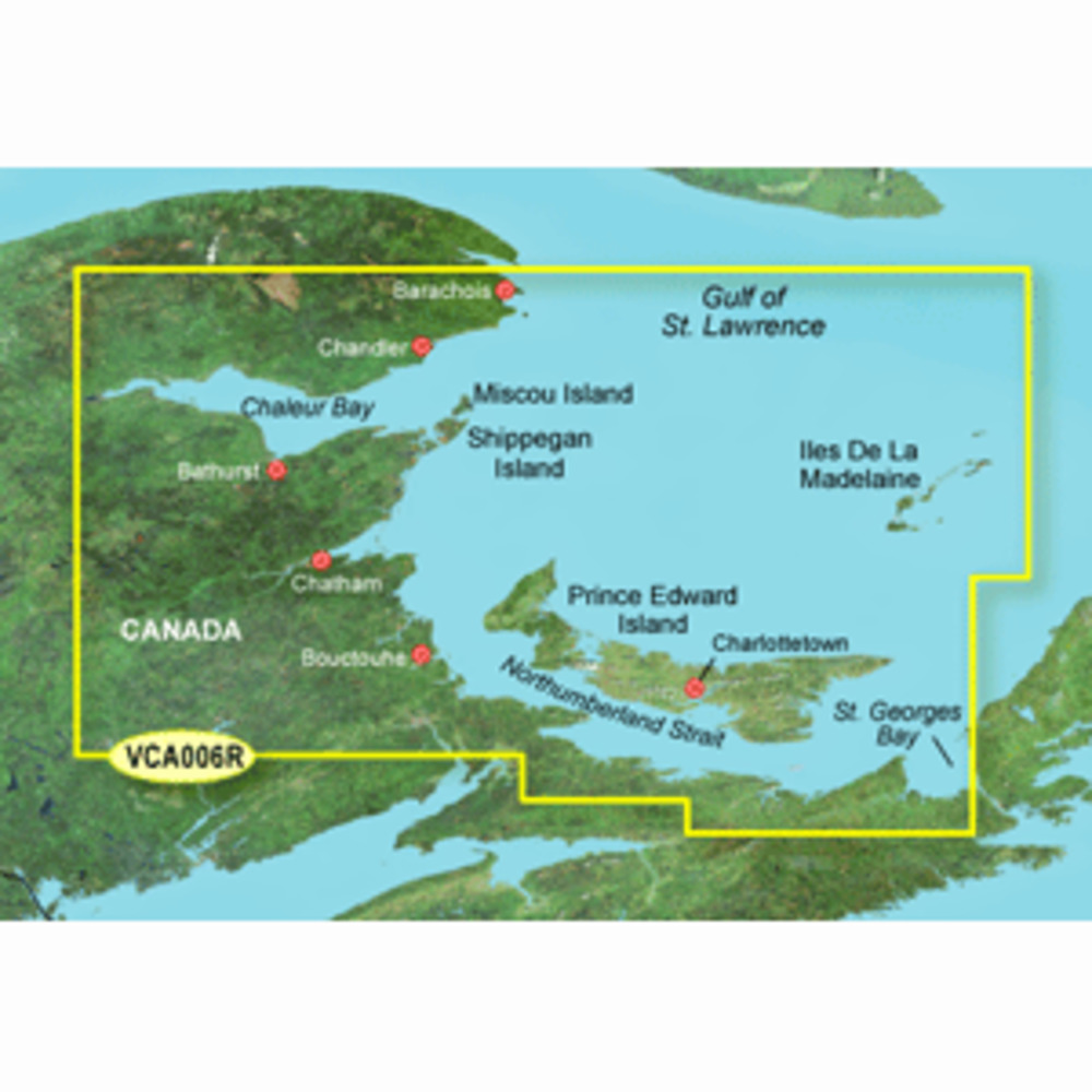 Garmin BlueChart g3 Vision HD - VCA006R - P.E.I. to Chaleur Bay - SD Card