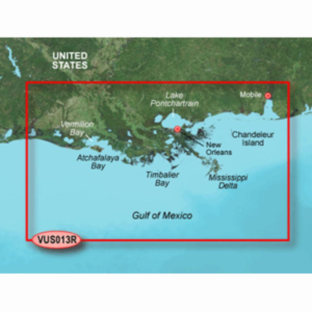 Garmin BlueChart g3 Vision HD - VUS013R - Mobile - Lake Charles - microSD/SD