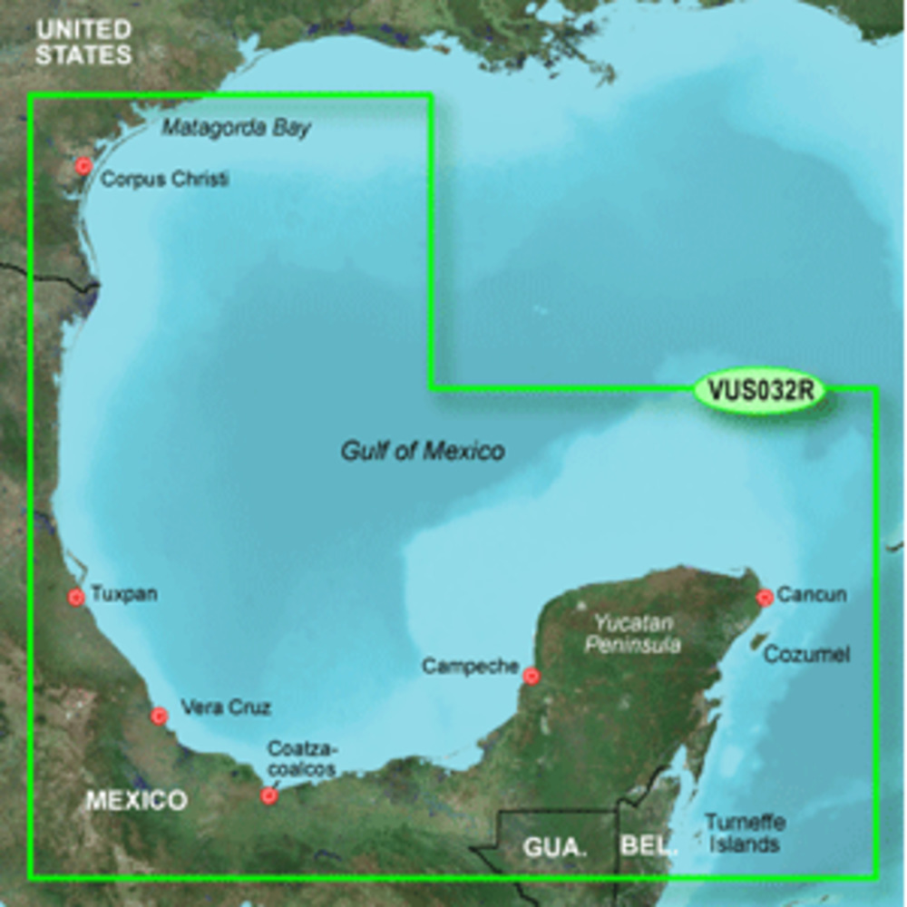 Garmin BlueChart g2 Vision HD - VUS032R - Southern Gulf of Mexico - microSD and #153;/SD and #153;