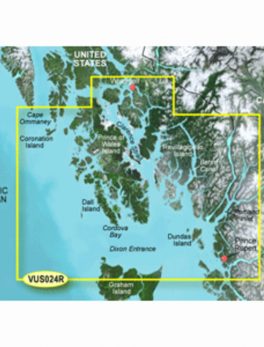 Garmin BlueChart g3 Vision HD - VUS024R - Wrangell - Dixon Entrance - microSD/SD