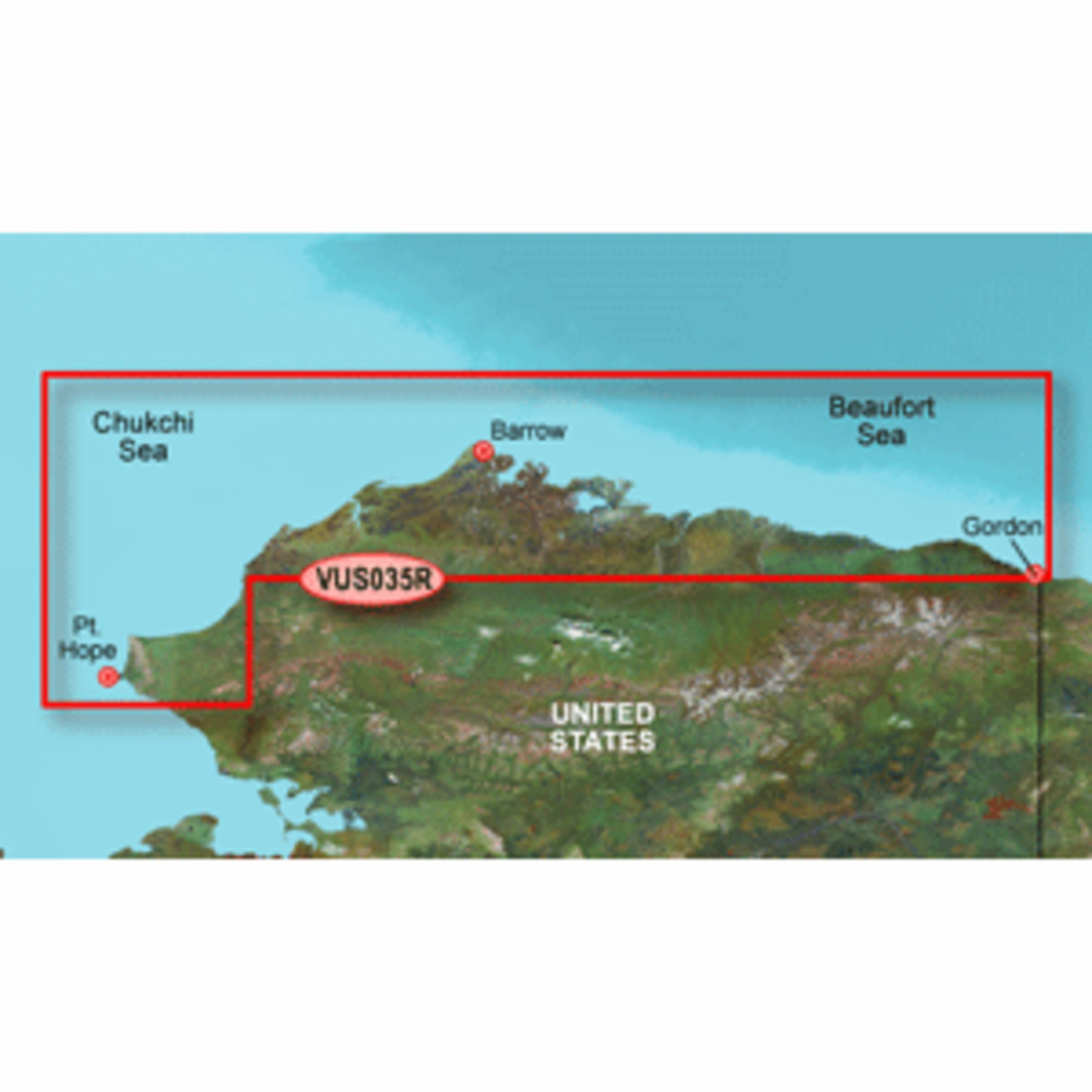 Garmin BlueChart g3 Vision HD - VUS035R - North Slope Alaska - microSD/SD