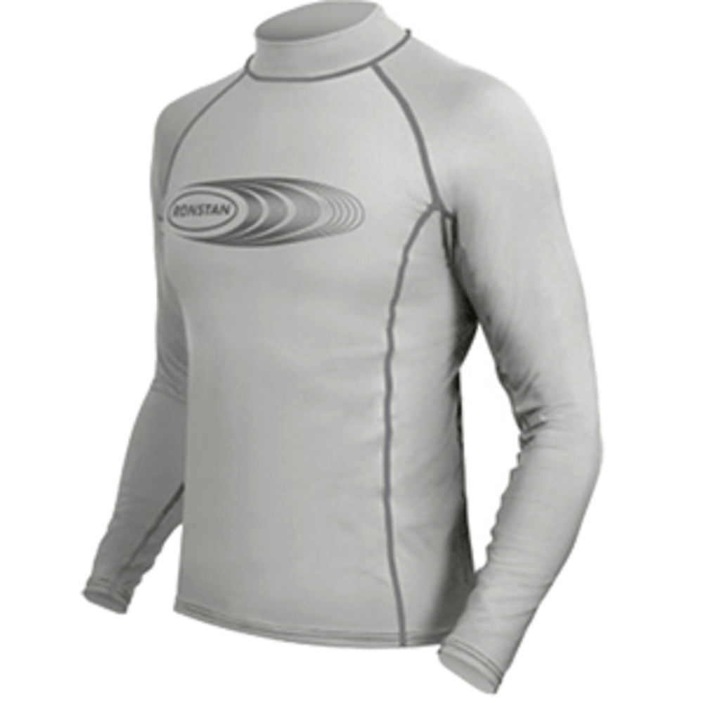 Ronstan Long Sleeve Rash Guard Top - UPF50+ - Ice Grey - Medium