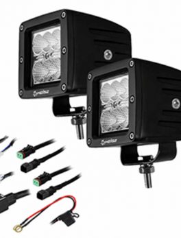 HEISE 6 LED Cube Light - Flood Beam - 3" - 2 Pack