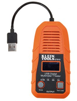 Klein Tools USB Digital Meter and amp; Tester - USB-A (Type A)