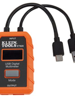Klein Tools USB Digital Meter - USB-A and amp; USB-C