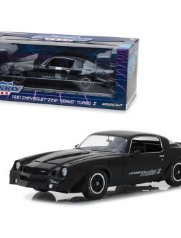 1981 Chevrolet Z28 Yenko Turbo Z Black 1/18 Diecast Model Car by Greenlight 13519