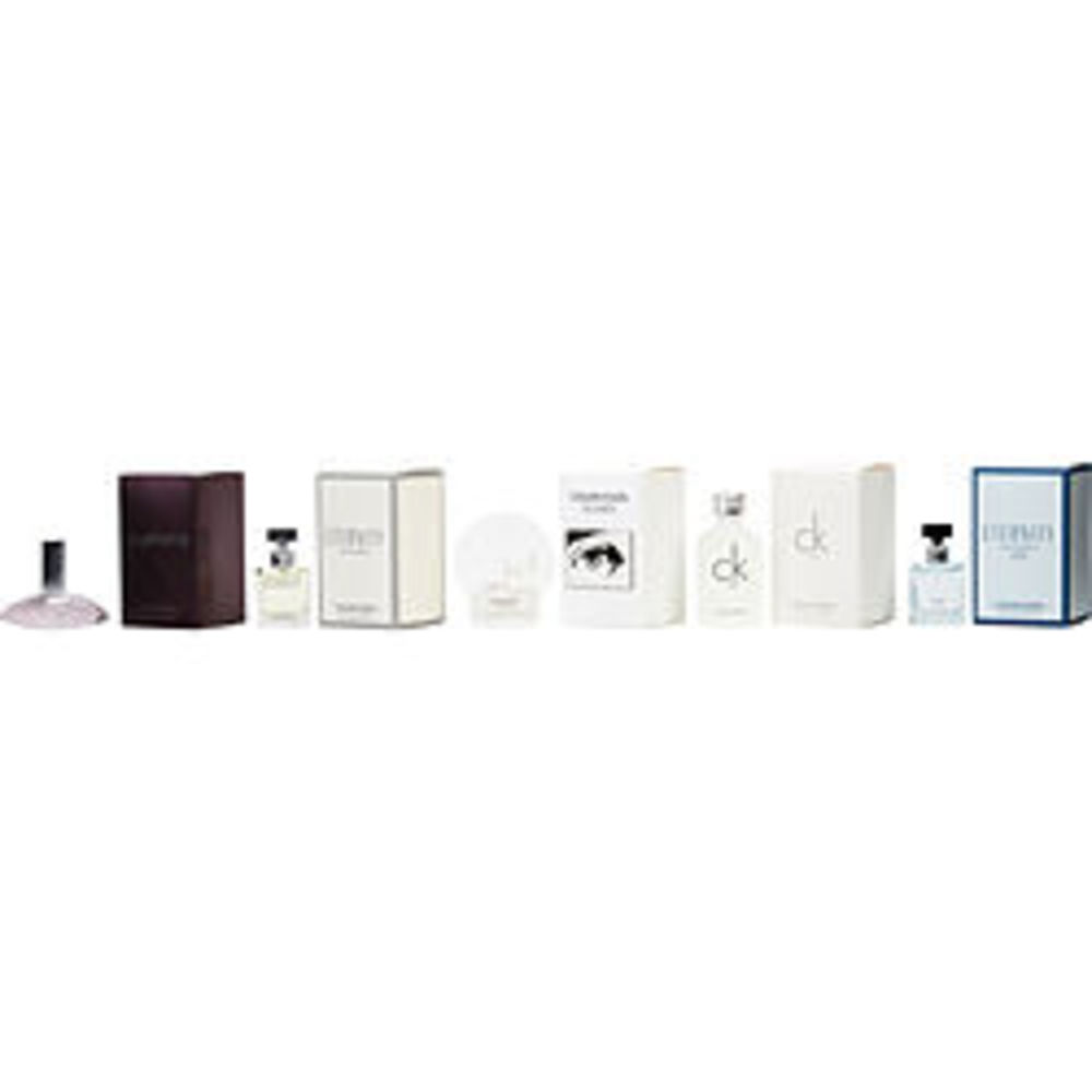 Calvin Klein Variety 5 Piece Womens Mini Variety With Eternity Edp .17 Oz and Ck One Edt .33 Oz and Euphoria Edp .13 Oz and Obsessed Edp .17 Oz and Ck All Edt .33 Oz And All Are Minis For Women