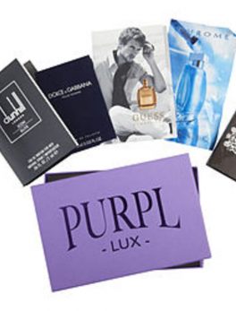 Purpl Lux Subscription Box For Men Dirty English and Dolce and Gabbana and Chrome and Dunhill Icon Elite and Guess By Marciano For Men