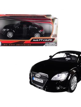 Audi TT Coupe Black 1/24 Diecast Model Car by Motormax 73340bk