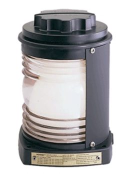 Perko Masthead Light - Black Plastic, White Lens