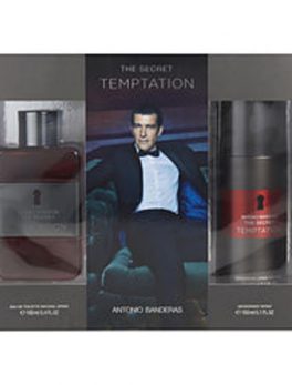 The Secret Temptation Edt Spray 3.4 Oz and Deodorant Spray 5.1 Oz For Men