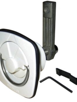 Perko Flush Latch - White