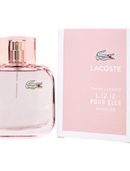 Lacoste Eau De Lacoste L.12.12 Pour Elle Sparkling Edt Spray 3 Oz For Women