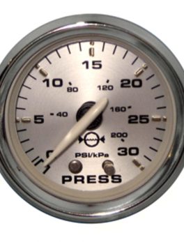Faria Kronos 2" Water Pressure Gauge Kit - 30 PSI