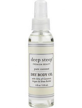 Deep Steep Pure Coconut Dry Body Oil 4 Oz For Anyone