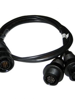 Humminbird 14-M-SIDB-Y Mega Side Imaging and Dual Beam Splitter Cable - 14 Pin