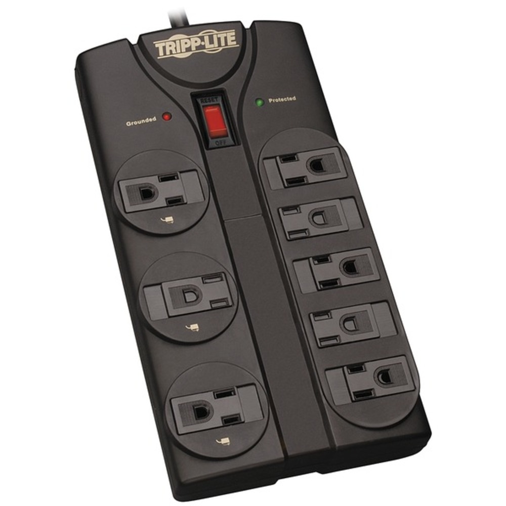 Tripp Lite TLP808B Protect It! 8-Outlet Surge Protector, 8ft Cord