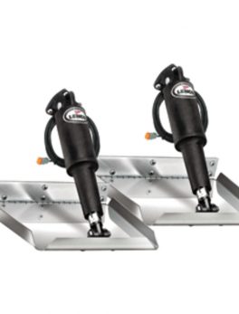 Lenco 12" x 12" Electro-Polished Edge Mount Trim Tab Kit