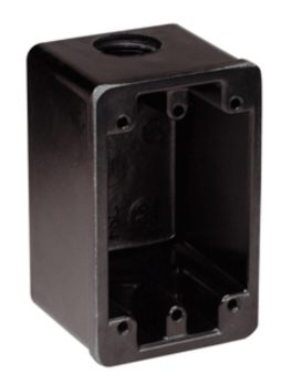 Marinco FS Box Black f/15A, 20A, 30A Receptacles