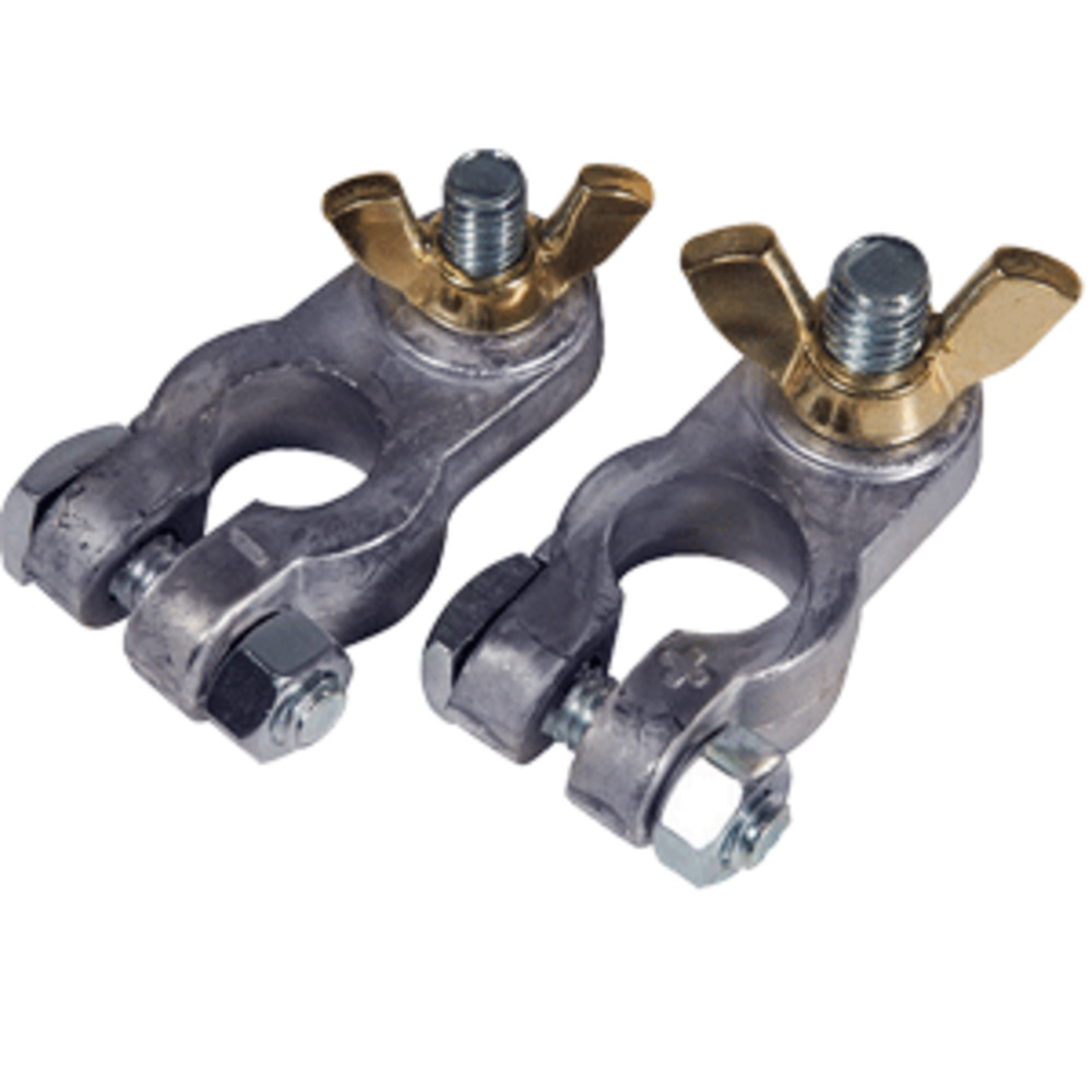 Ancor Lead Battery Terminal - 5/16" and 3/8" Stud - Positive and Negative Combo