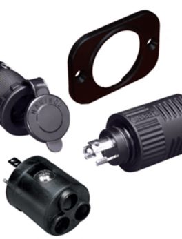 Marinco ConnectPro Charging/Trolling Receptacle, Plug and 6-Guage Adapter