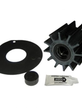 Jabsco Impeller Kit - 12 Blade - Neoprene - 3- and #190;" Diameter - Plastic Insert - Double Flat Drive