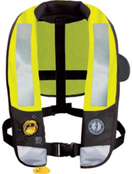 Mustang MD3183 T3 High Visibility Inflatable PFD w/HIT