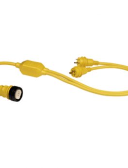 Marinco RY504-2-30 50A Female to 2-30A Male Reverse "Y" Cable