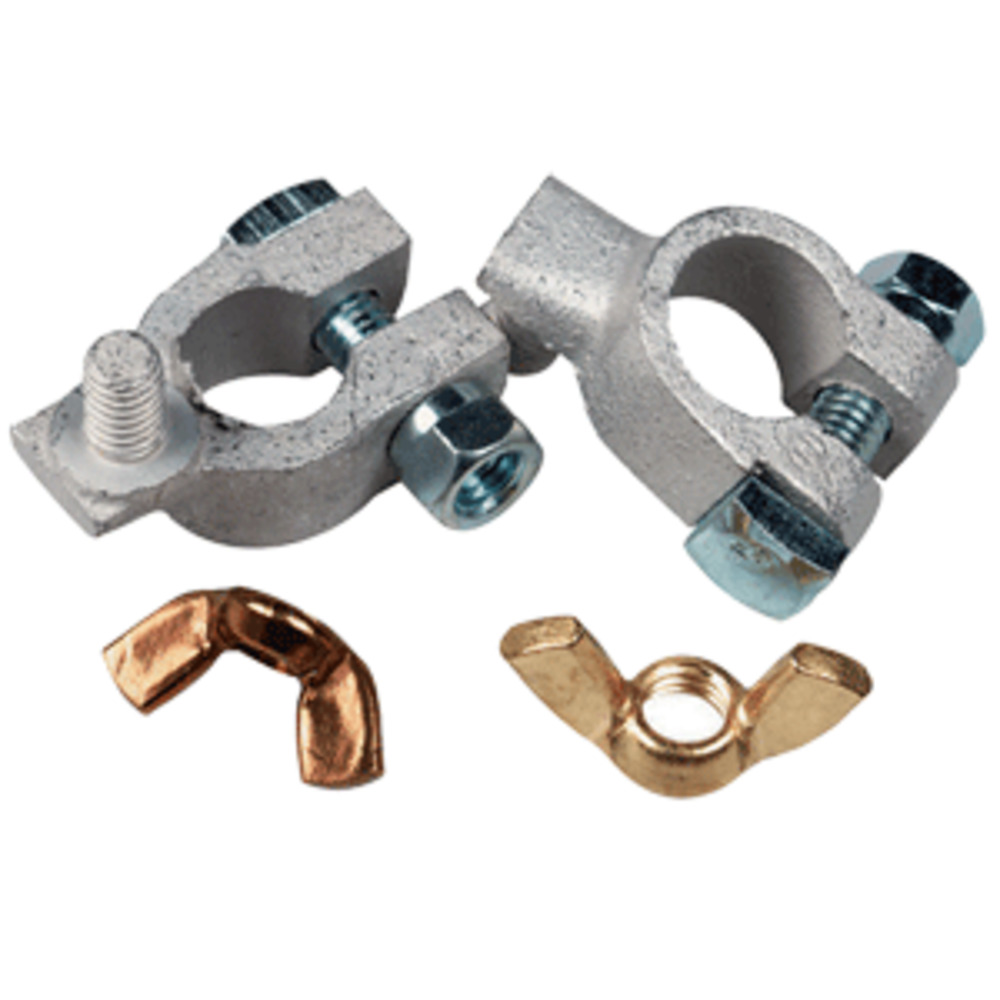 Ancor Tinned Battery Terminal - 5/16" and 3/8" Stud - Positive and Negative Combo