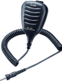 Icom HM-165 Speaker Mic w/Alligator Clip - Waterproof