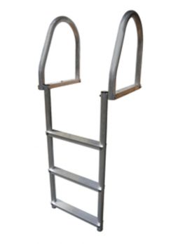 Dock Edge Aluminum 3-Step Eco Flip-Up Dock Ladder - Weld Free